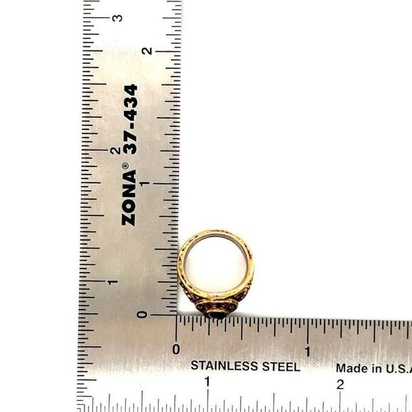 Blue Stone Class Ring Charm - Picture 6 of 6